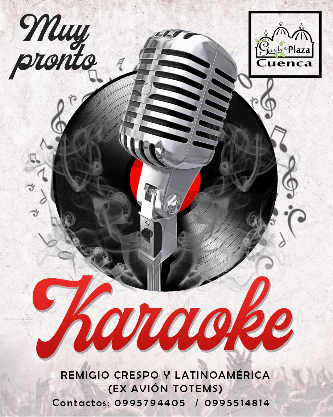 Flyer publicitario Karaoke